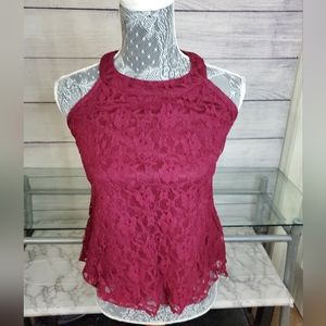 💜 Burgandy halter